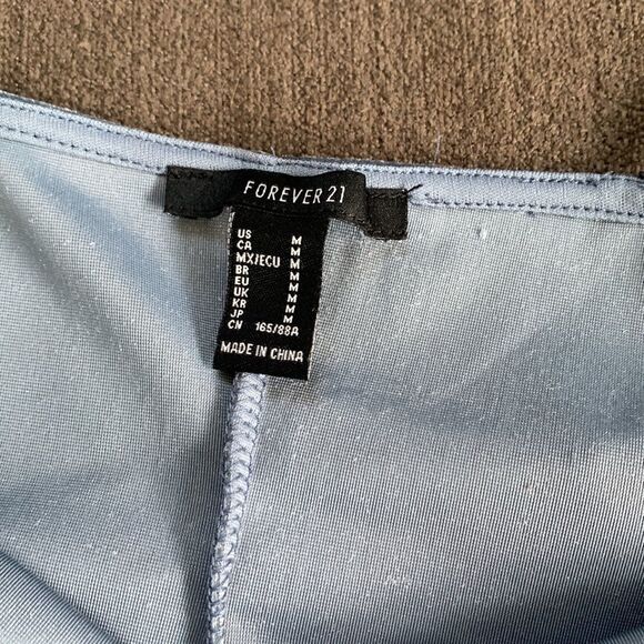 Forever 21 velvet mini dress fit and flair size medium - Picture 6 of 11